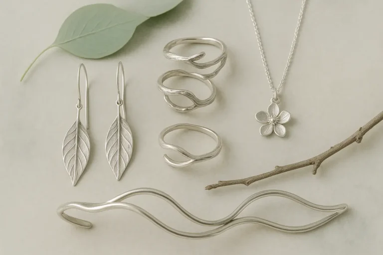 A Elegância das Joias de Prata com Design Orgânico: Inspiradas na Natureza para um Estilo Sofisticado e Atemporal