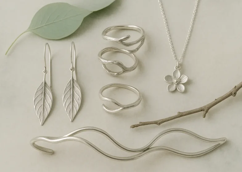 A Elegância das Joias de Prata com Design Orgânico: Inspiradas na Natureza para um Estilo Sofisticado e Atemporal
