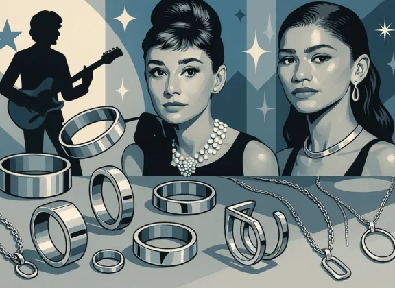 A Evolução das Joias de Prata na Cultura Pop: Influências da Música, Cinema e Estilo de Vida Moderno