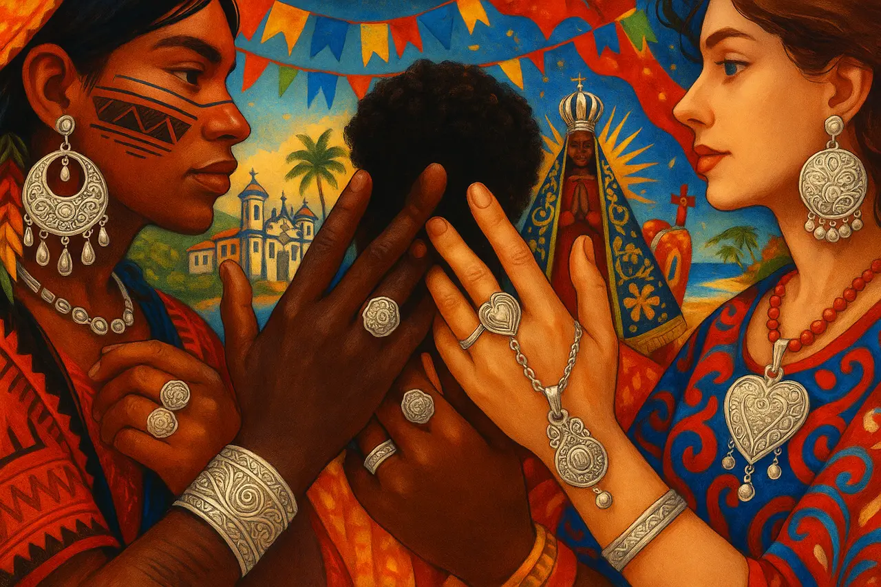 A Influência das Joias de Prata nas Tradições Culturais Brasileiras: Significados e Usos