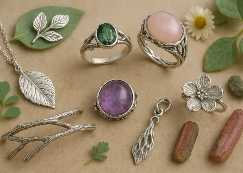 Joias de Prata Inspiradas na Natureza: Como Elementos Naturais Estão Moldando Tendências de Design em 2024