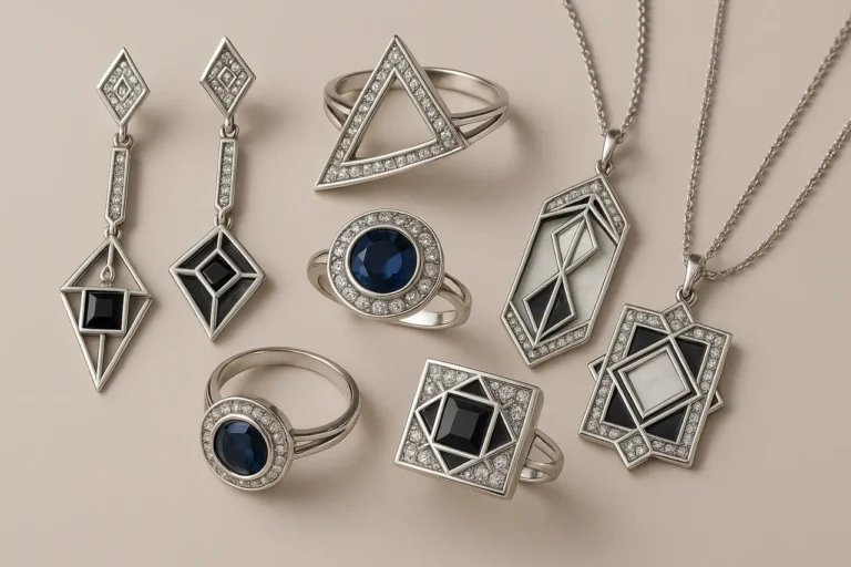 Joias de Prata com Inspiração Art Déco: Elegância e Geometria nas Tendências de 2024
