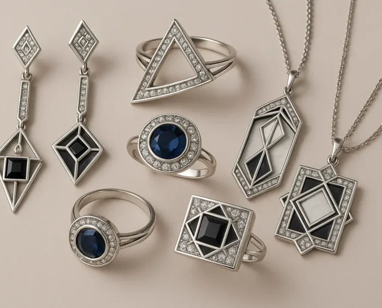 Joias de Prata com Inspiração Art Déco: Elegância e Geometria nas Tendências de 2024