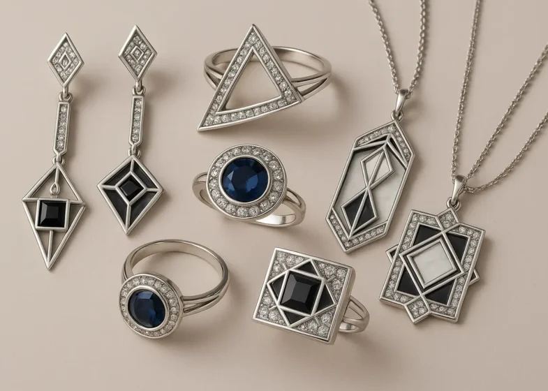 Joias de Prata com Inspiração Art Déco: Elegância e Geometria nas Tendências de 2024