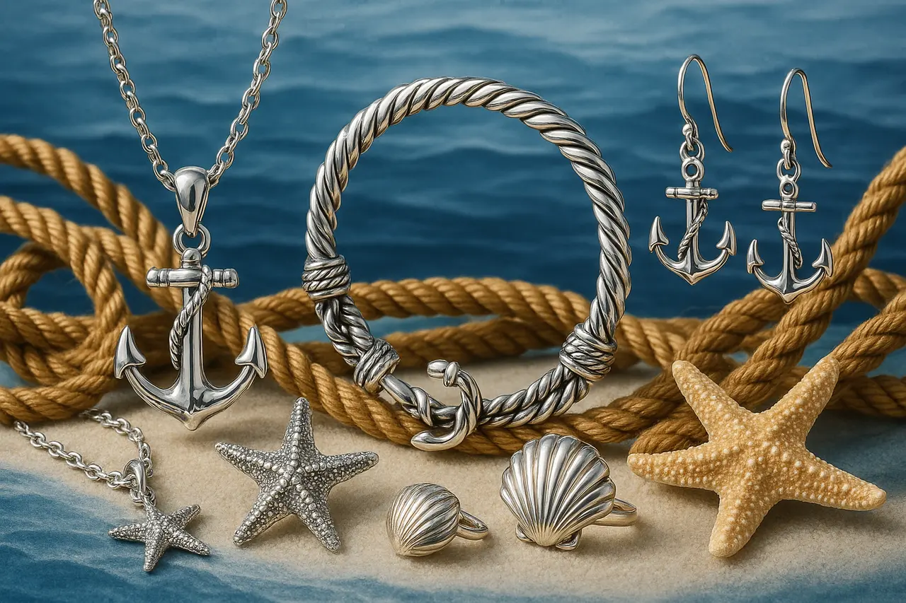 Joias de Prata com Inspiração Náutica: Traços do Mar que Transmitem Elegância e Aventura