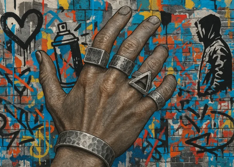 Joias de Prata e Arte Urbana: A Influência do Street Style no Design de Acessórios Contemporâneos