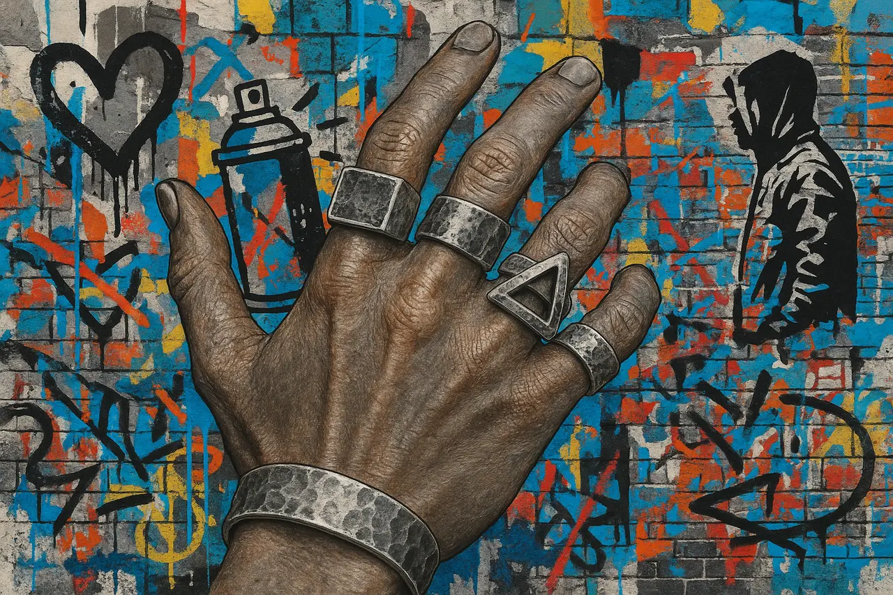 Joias de Prata e Arte Urbana: A Influência do Street Style no Design de Acessórios Contemporâneos