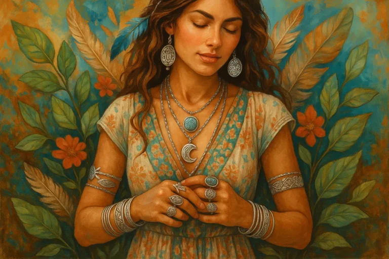 Joias de Prata e Inspiração Boêmia: Como Usar Peças Autênticas para Expressar Liberdade e Criatividade