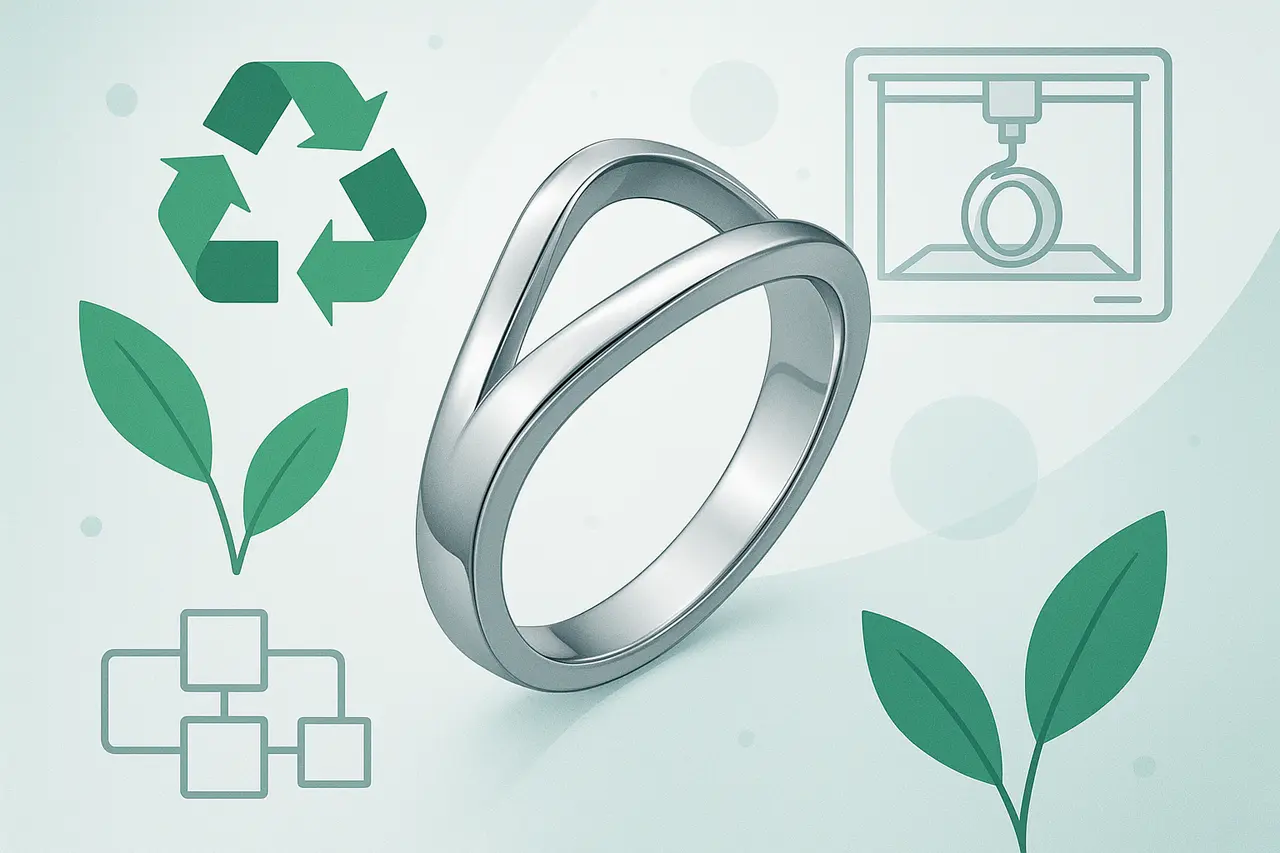 Joias de Prata e Tecnologia Sustentável: Inovações que Estão Transformando a Produção de Acessórios Conscientes