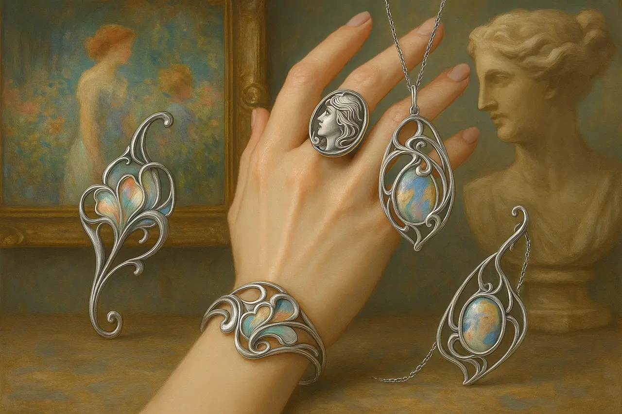 Joias de Prata e a Influência das Artes Visuais: Como Pinturas e Esculturas Inspiram Designs Exclusivos