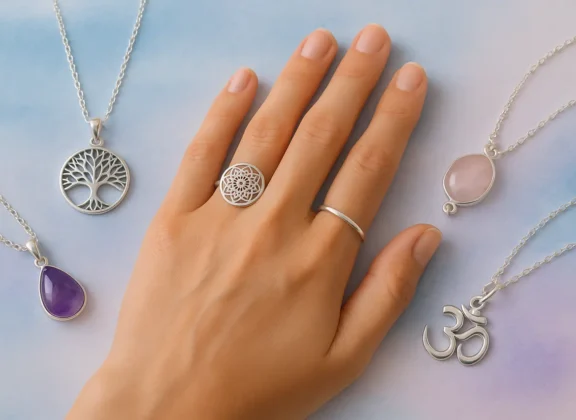 Joias de Prata e Terapias Holísticas: Potencializando o Equilíbrio e Bem-Estar com Elegância